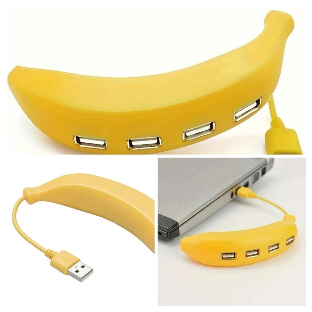 Banana USB 2.0 Charging Hub 4-Port